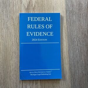 Federal Rules of Evidence 2024 Edition Book